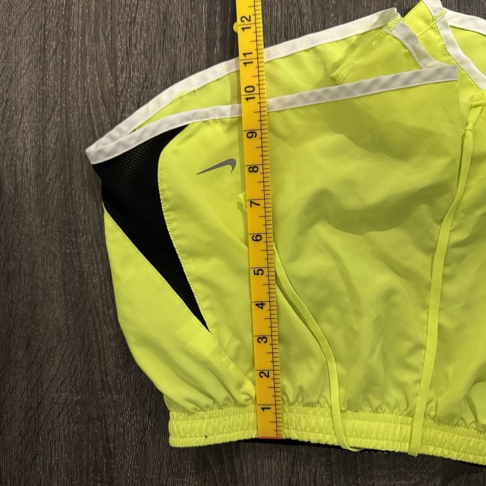Nike Women's Dri FIT Tempo Running Shorts Medium Yellow 3" Lined - Picture 11 of 11